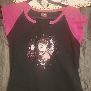 Hot topic sweet poison shirt